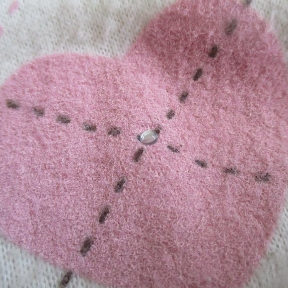 Cute & Sexy Off the Shoulder Heart Sweater XL or 1X - Picture 9 of 11